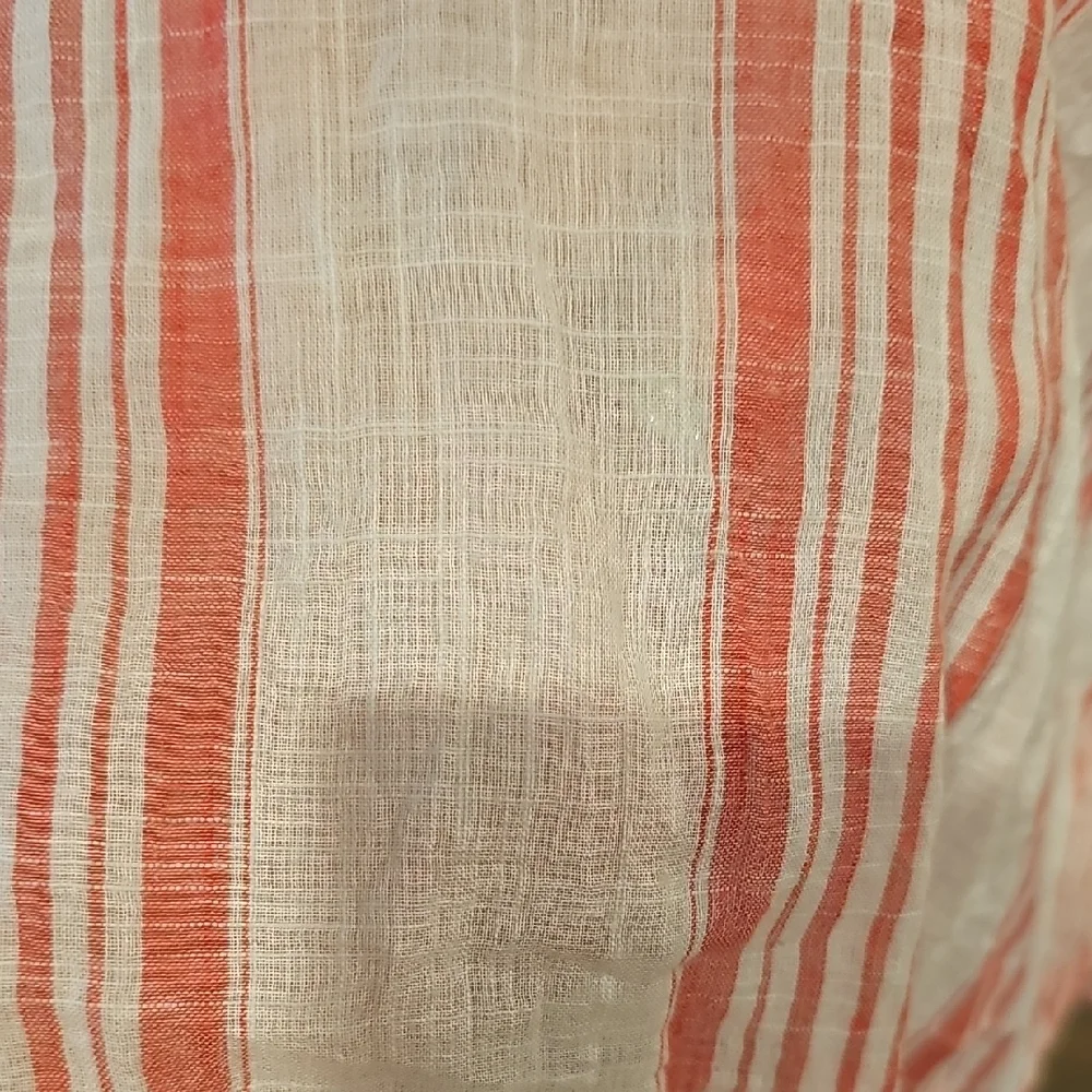 Red Long Sleeve Button Down Shirt - Picture 9 of 9